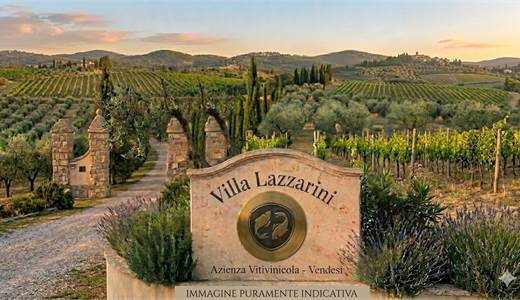 ESCLUSIVA TENUTA VITIVINICOLA “VILLA LAZZARINI”.