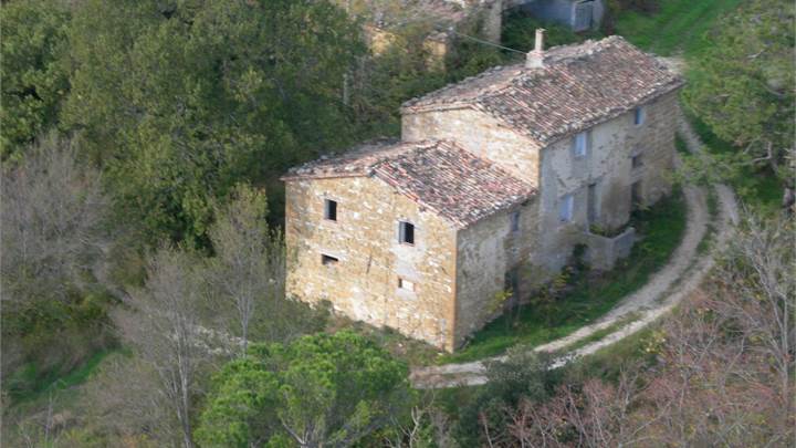 COMPLESSO COLONICO CON ANNESSO E TERRENO.